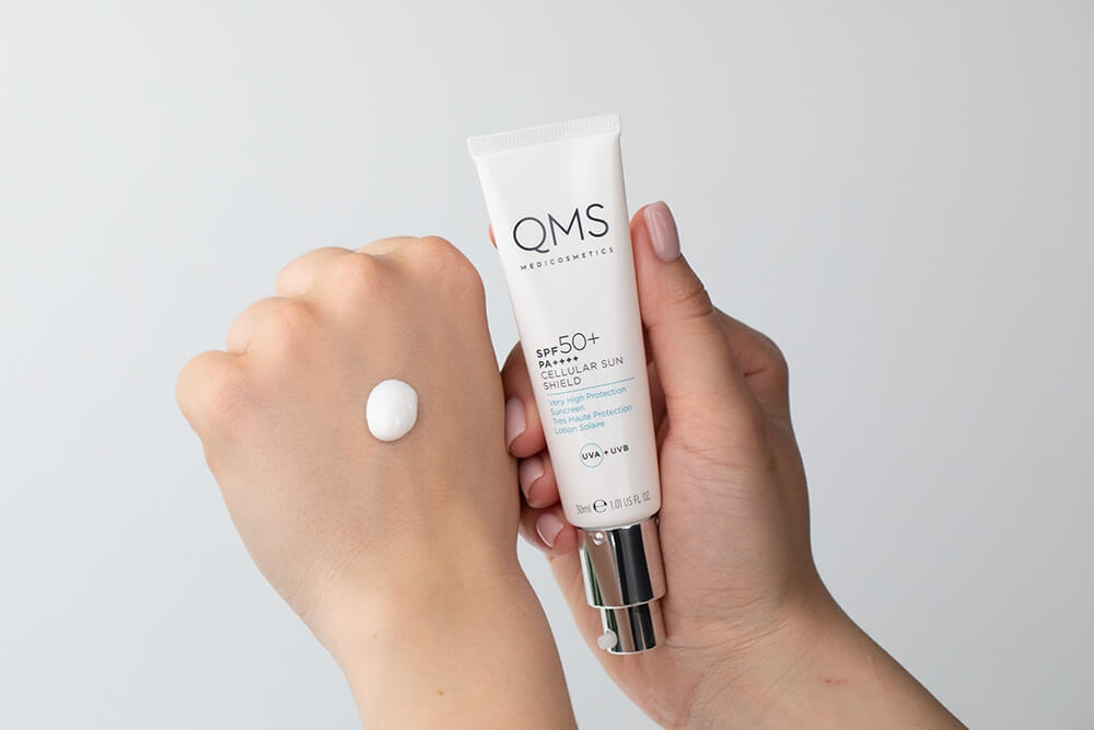 QMS Derma Expert Cellular Sun Shield Fluid SPF 50+ PA ++++ Krem przeciwzmarszczkowy 30 ml