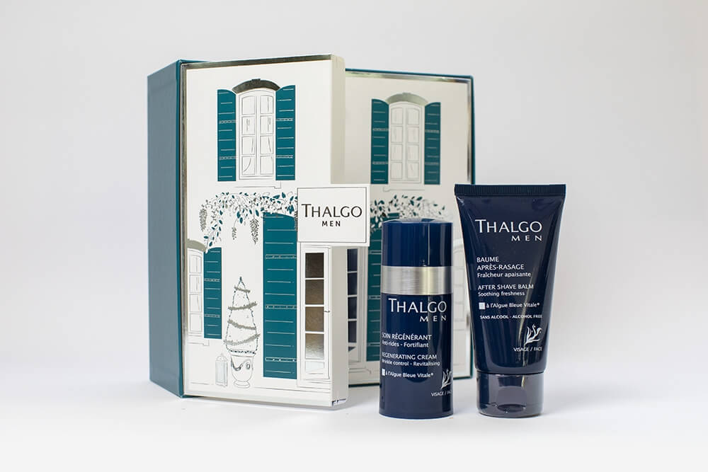 Thalgo Thalgo Men Set 2022 ZESTAW Krem regenerujący 50 ml + Balsam po goleniu 75 ml