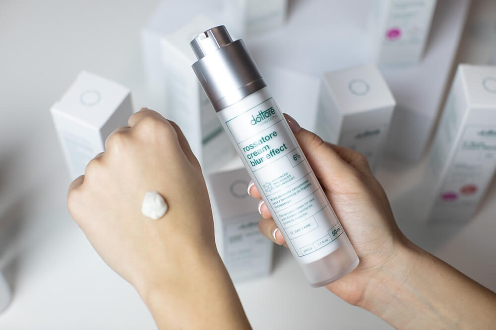 Dottore Rossatore Cream Blur Effect Krem do skóry naczyniowej z tendencją do trądzika różowatego 50 ml
