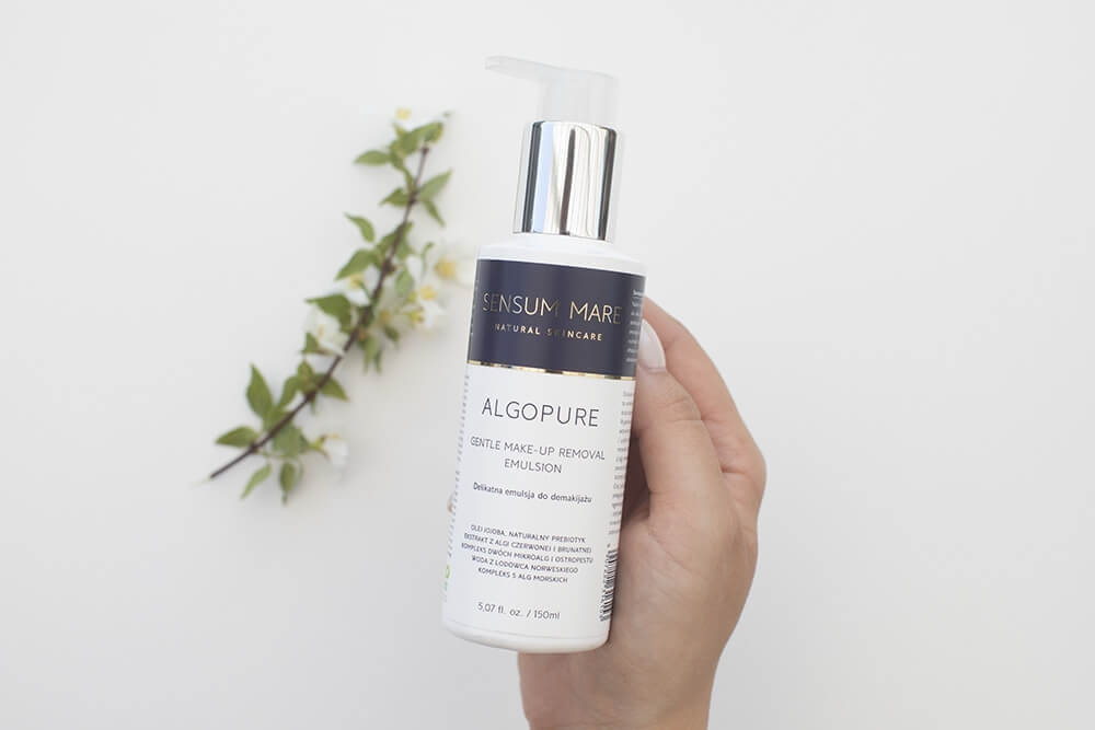 Sensum Mare AlgoPure Gentle Make-Up Removal Emulsion Delikatna emulsja do demakijażu 150 ml