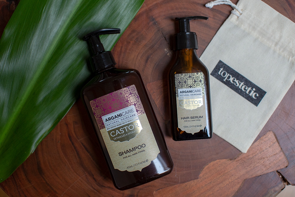Arganicare Castor Oil Shampoo Szampon stymulujący porost włosów 400 mlArganicare Castor Oil Hair Serum Serum ochronno-regenerujące na końcówki 100 ml
