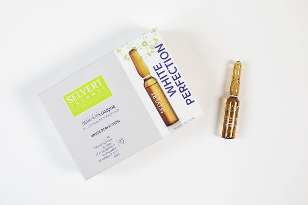 Selvert Thermal White Perfection Rozjaśnianie i rozświetlenie (ampułki) 10 x 2 ml