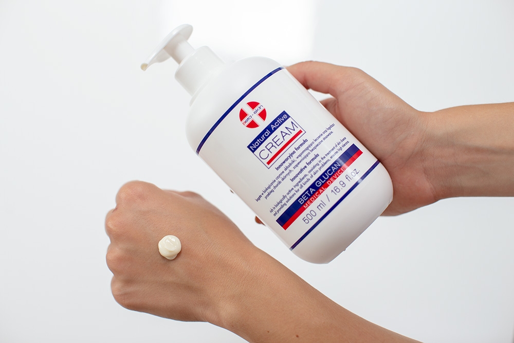 Beta Skin Natural Active Cream Krem łagodzący przebieg chorób skórnych 500 ml