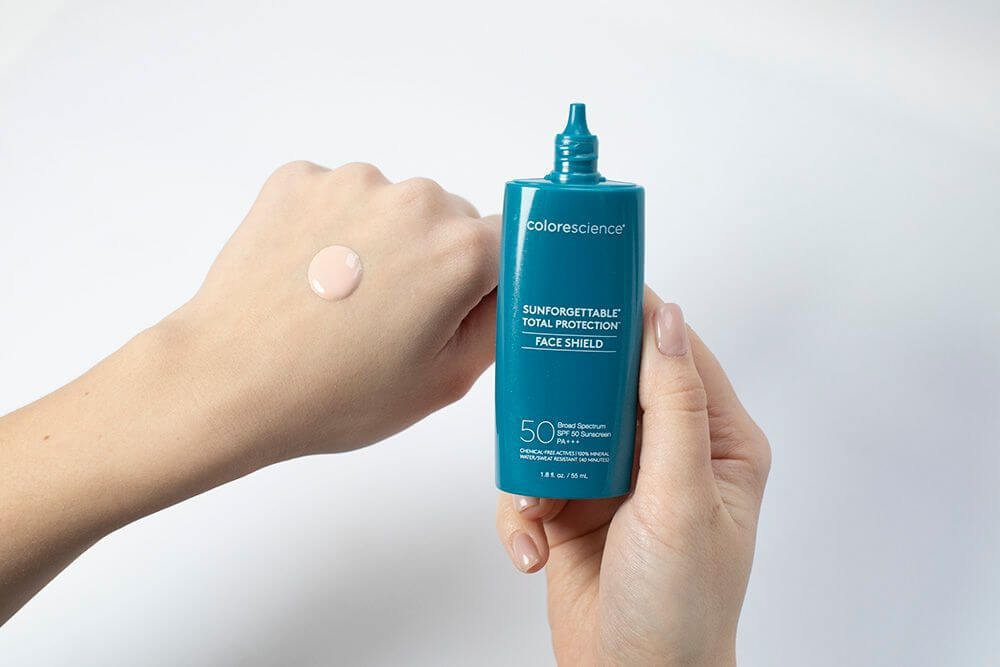 Colorescience Sunforgettable Total Protection Face Shield SPF 50 Minerały w emulsji do twarzy ( kolor Classic ) 55 ml
