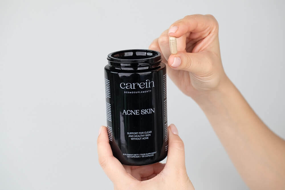 Carein Acne Skin Kuracja 30 dni Czysta skóra bez trądziku 120 kaps