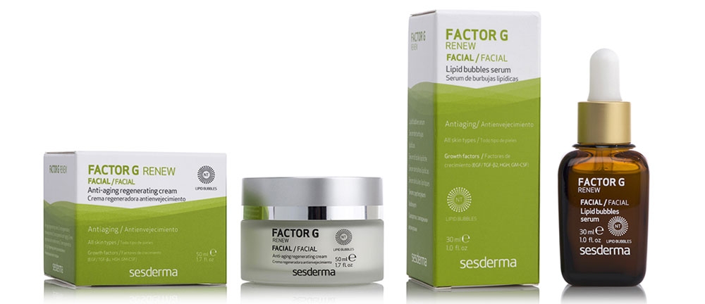 Sesderma Factor G - Rejuvenating Serum Serum z pęcherzykami lipidowymi 30 mlSesderma Factor G - Rejuvenating Cream Regenerujący krem przeciwstarzeniowy 50 ml