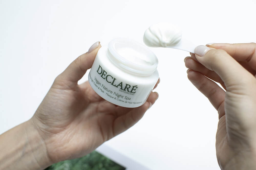 Declare Vegan Nature Sensitive Night Cream-Mask Wegański krem-maska nawilżająca na noc 50 ml