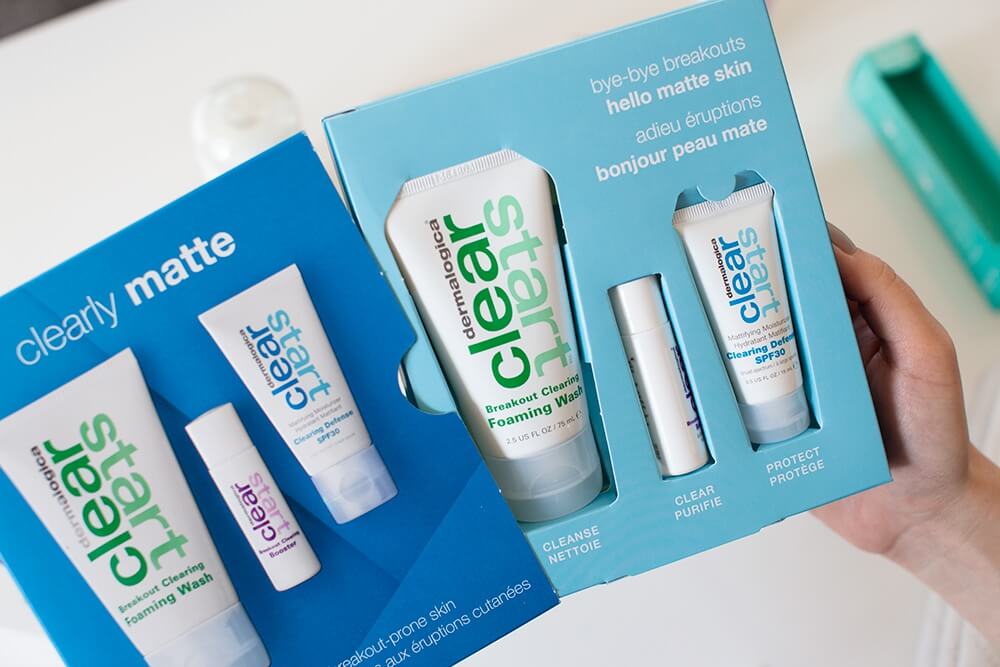 Dermalogica Clearly Matte ZESTAW Oczyszczający i odświeżający żel 75 ml + Krem nawilżający SPF30 15 ml + Serum likwidujące wypryski 10 ml