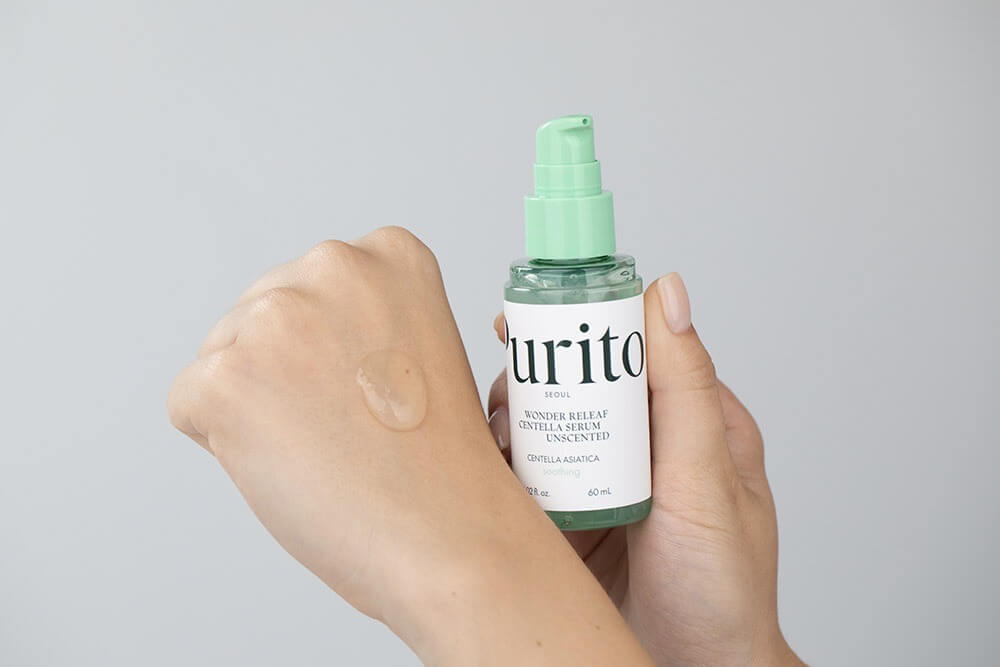 Purito Seoul Wonder Releaf Centella Serum Unscented Bezzapachowe serum z ekstraktem z wąkroty azjatyckiej 60 ml