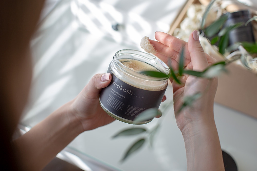 Mokosh Icon Peeling Solny Do Ciała Peeling wanilia z tymiankiem 300 g