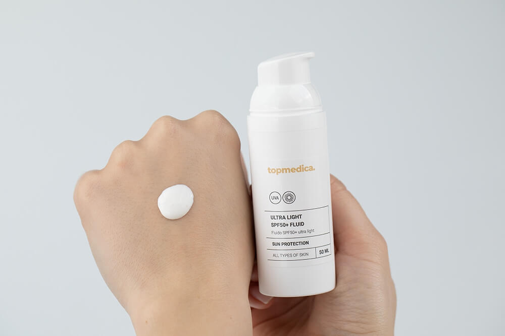 topmedica Ultra Light Fluid SPF 50 High Protection Ultralekki fluid chroniący przed promieniowaniem UVA ,UVB, IR, HEV 50 ml