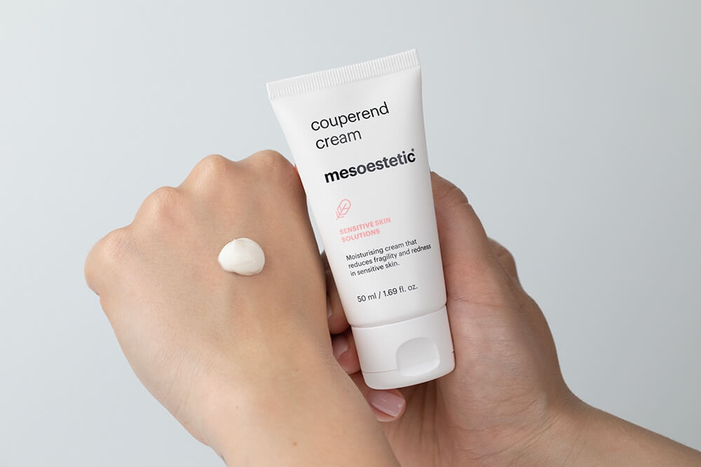 Mesoestetic Couperend Maintenance Cream Krem nawilżający o działaniu kojącym dla skóry wrażliwej i naczyniowej 50 ml