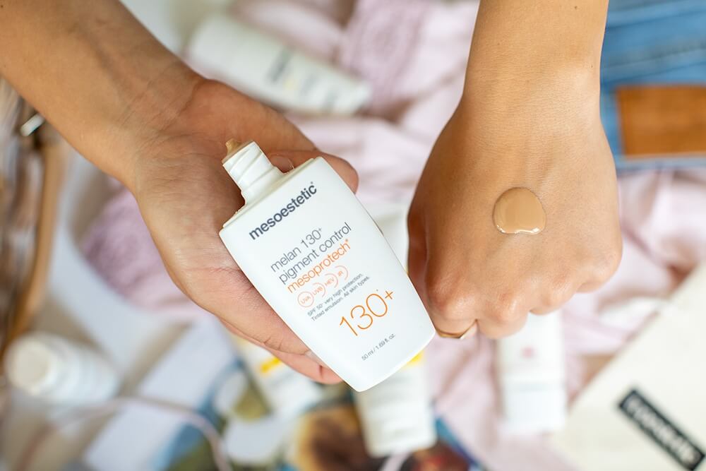 Mesoestetic Mesoprotech Melan 130+ Fluid koloryzujacy SPF50+ 50 ml