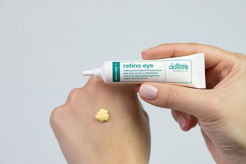 Dottore Retino Eye Intensywnie odbudowujący krem pod oczy na noc z witaminą A (retinol 0,03%) 15 ml