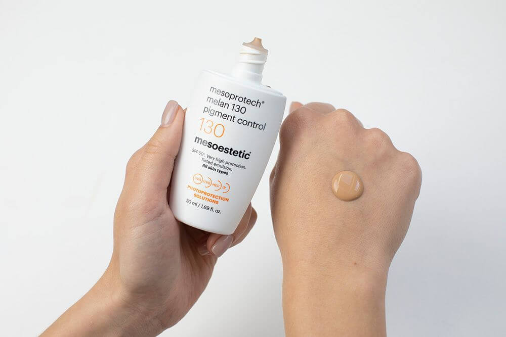 Mesoestetic Mesoprotech Melan 130 Fluid koloryzujacy SPF50+ 50 ml