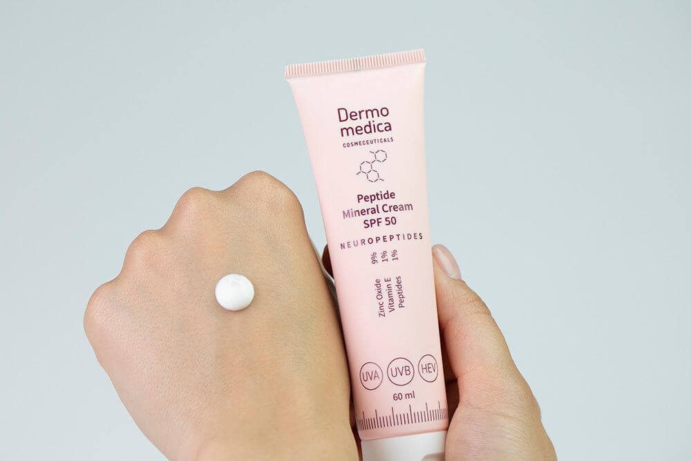 Dermomedica Peptide Mineral Cream SPF 50 Peptydowy krem z wysoką ochroną mineralną 60 ml