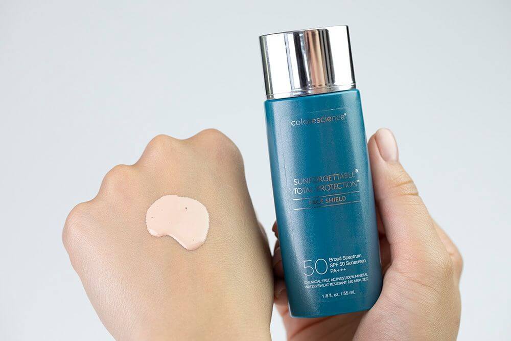 Colorescience Sunforgettable Total Protection Face Shield SPF 50 Minerały w emulsji do twarzy ( kolor Classic ) 55 ml