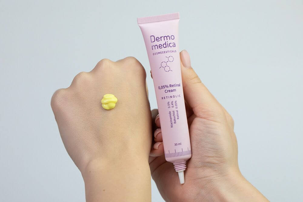 Dermomedica 0.05% Retinal Cream Krem z retinalem w postaci aktywnej, bakuchiolem i niacynamidem 30 ml