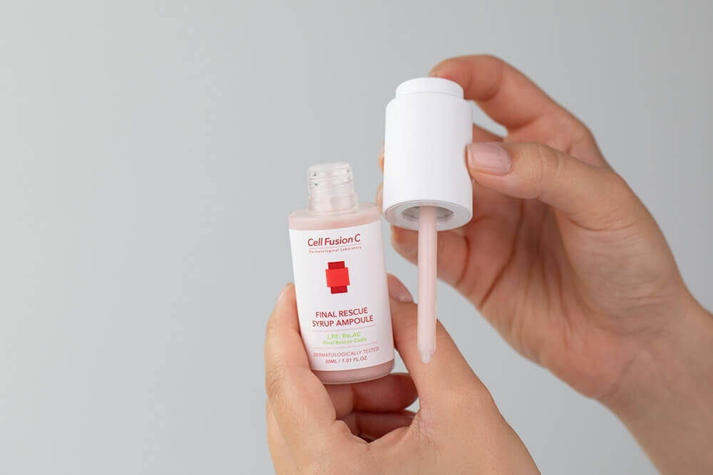 Cell Fusion C Final Rescue Syrup Ampoule Różowy syrop łagodzący podrażnienia 30 ml