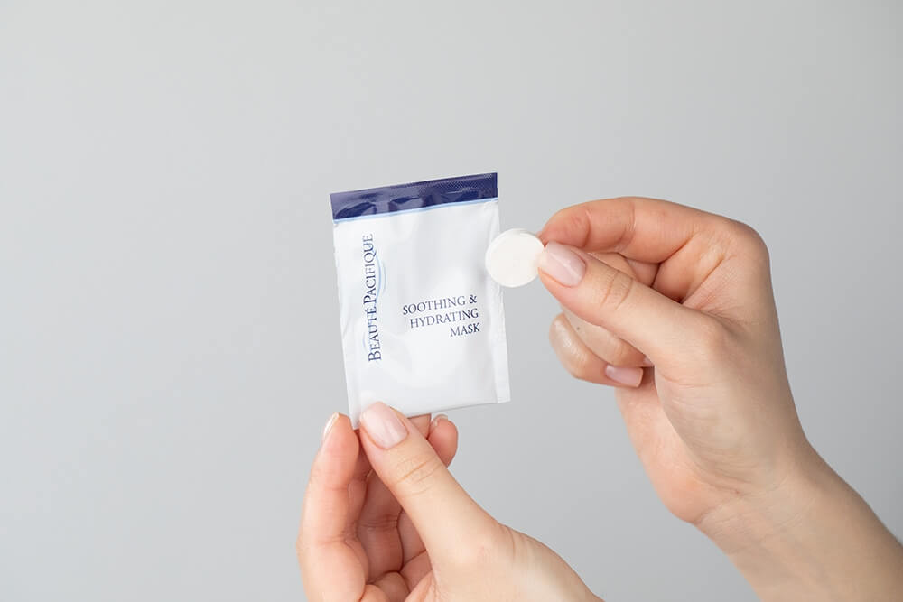 Beaute Pacifique Soothing and Hydrating Sheet Mask Kojąca i nawilżająca maska ​​w płachcie 3 szt