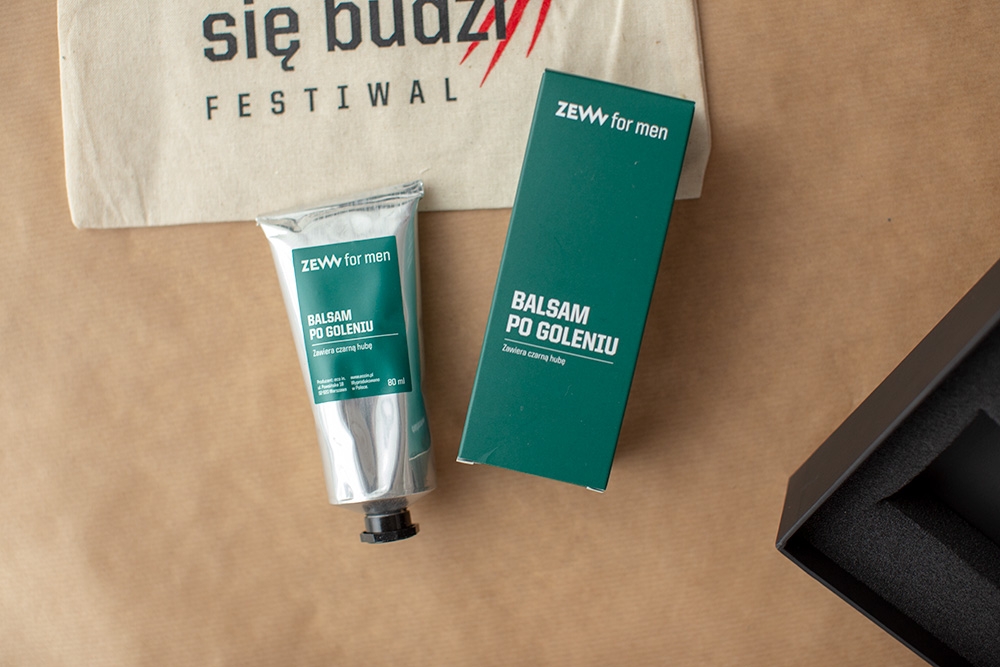 Zew For Men Balsam Po Goleniu Zawiera czarną hubę 80 ml