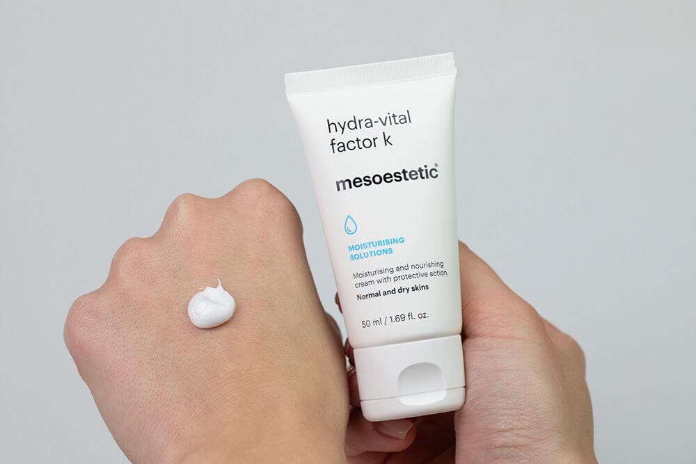 Mesoestetic Hydra-Vital Factor K Krem o silnym działaniu odżywczo-nawilżającym na twarz i szyję 50 ml