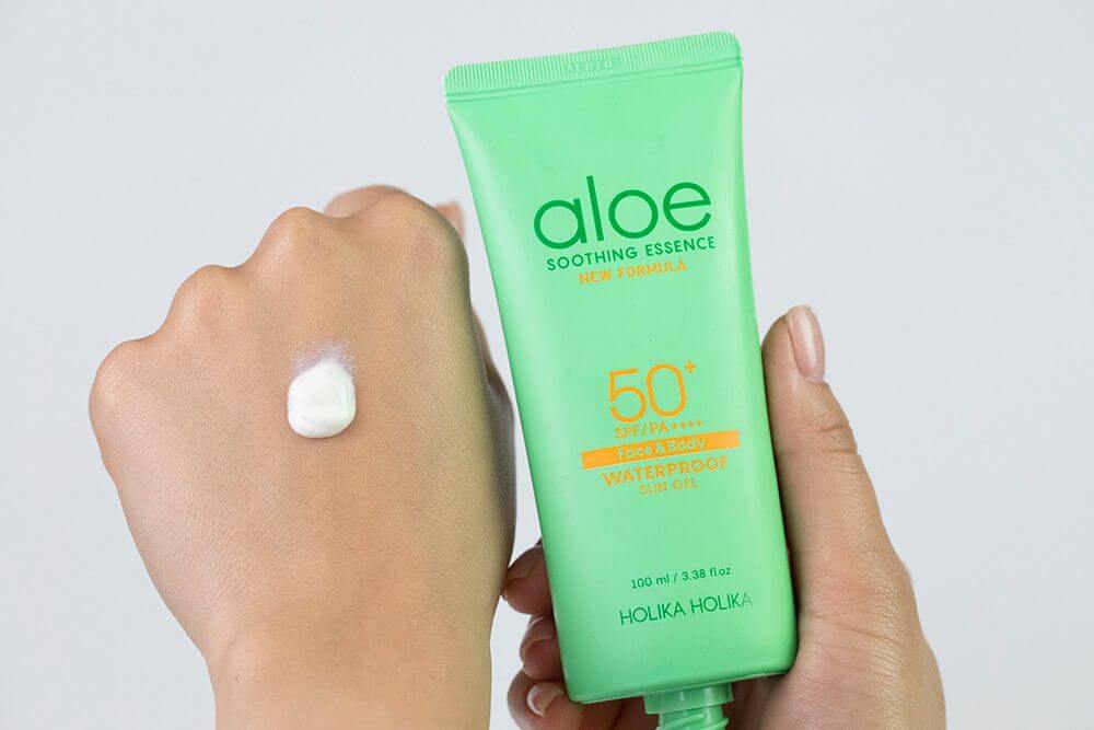 Holika Holika Aloe Waterproof Sun Gel SPF 50+ Żel przeciwsłoneczny z aloesem i wysokim filtrem 100 ml