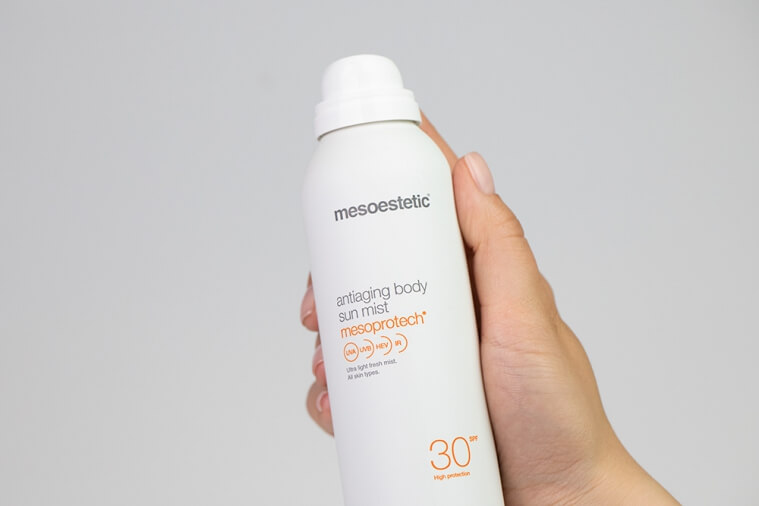 Mesoestetic Mesoprotech Antiaging Body Sun Mist SPF 30 Mgiełka do ciała 200 ml