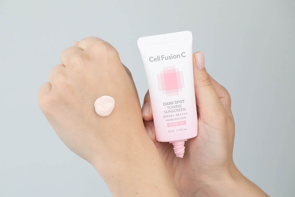 Cell Fusion C Dark Spot Toning Sunscreen SPF50+ PA++++ ZESTAW Krem wyrównujący koloryt skóry 35 ml x 2