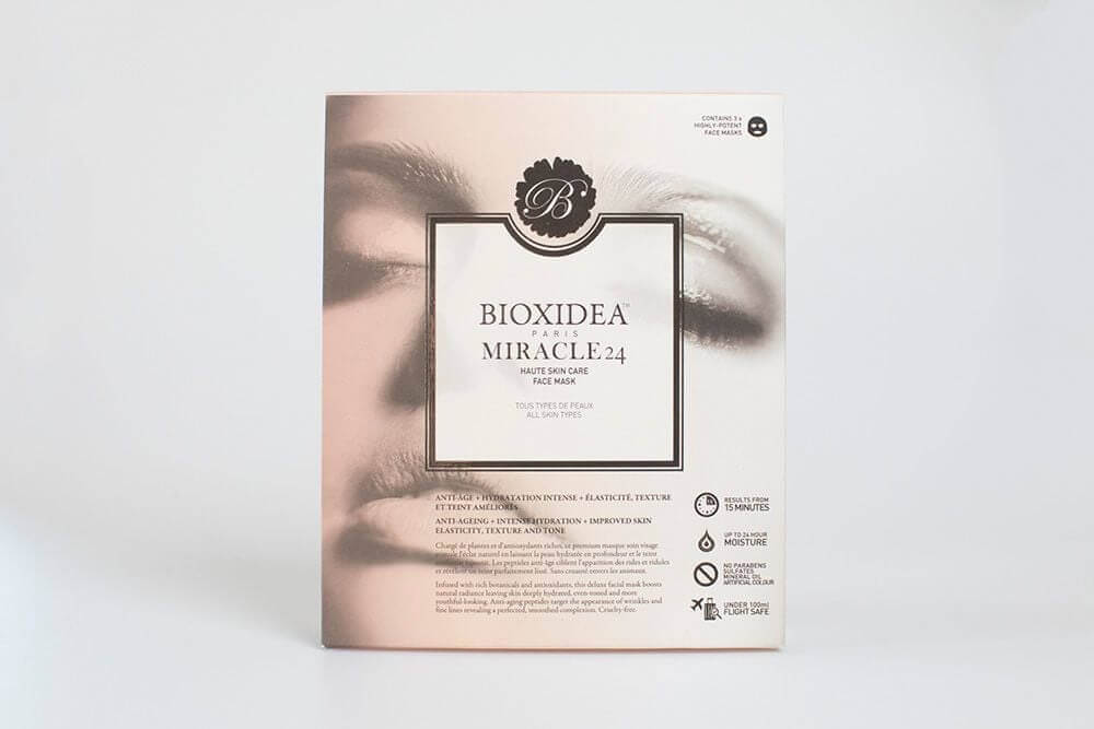 Bioxidea Miracle 24 Face Mask ZESTAW Maska na twarz nawilżająco - liftingująca 3 szt.