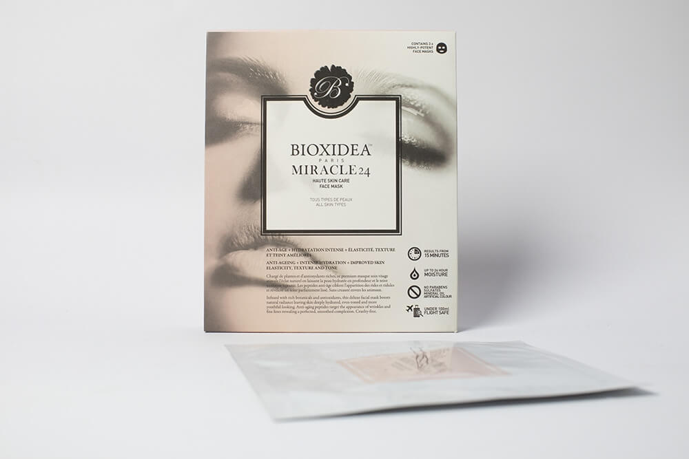 Bioxidea Miracle 24 Face Mask ZESTAW Maska na twarz nawilżająco - liftingująca 3 szt.