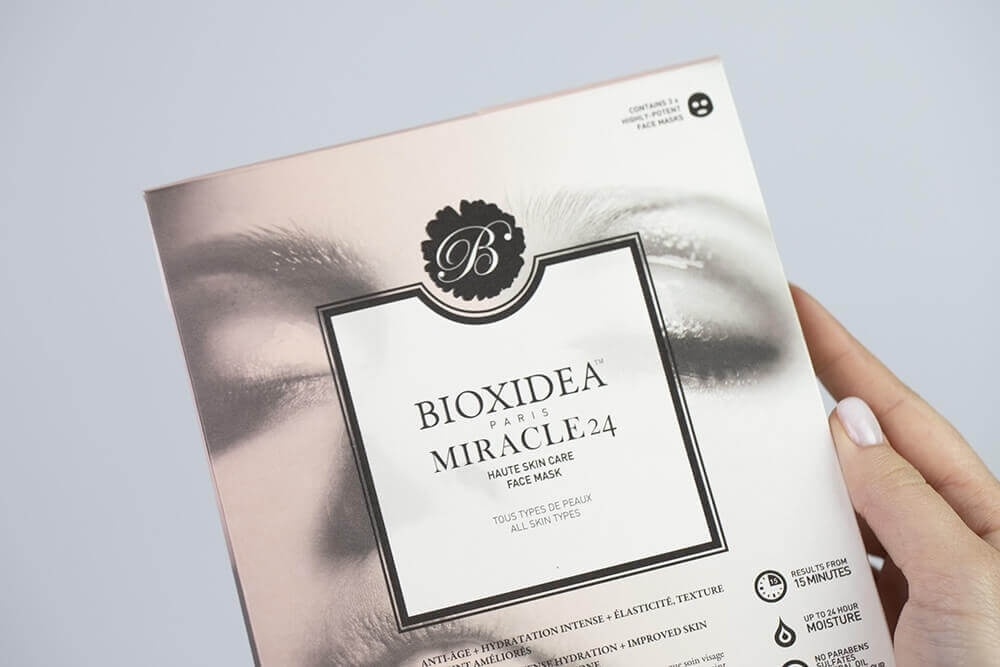 Bioxidea Miracle 24 Face Mask ZESTAW Maska na twarz nawilżająco - liftingująca 3 szt.