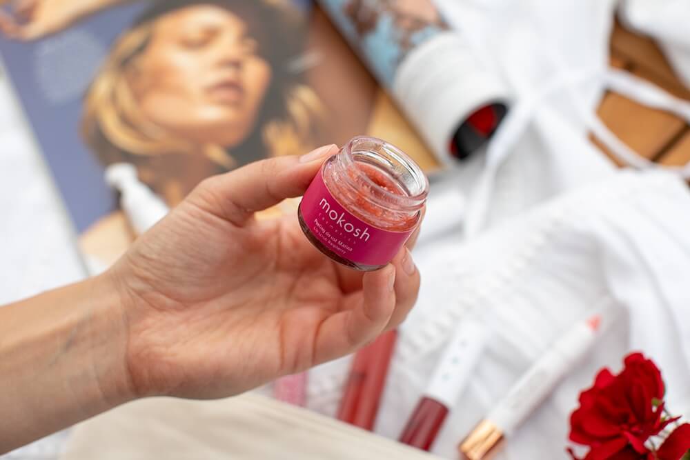 Mokosh Lip Scrub Raspberry Peeling do ust - malina 15 ml