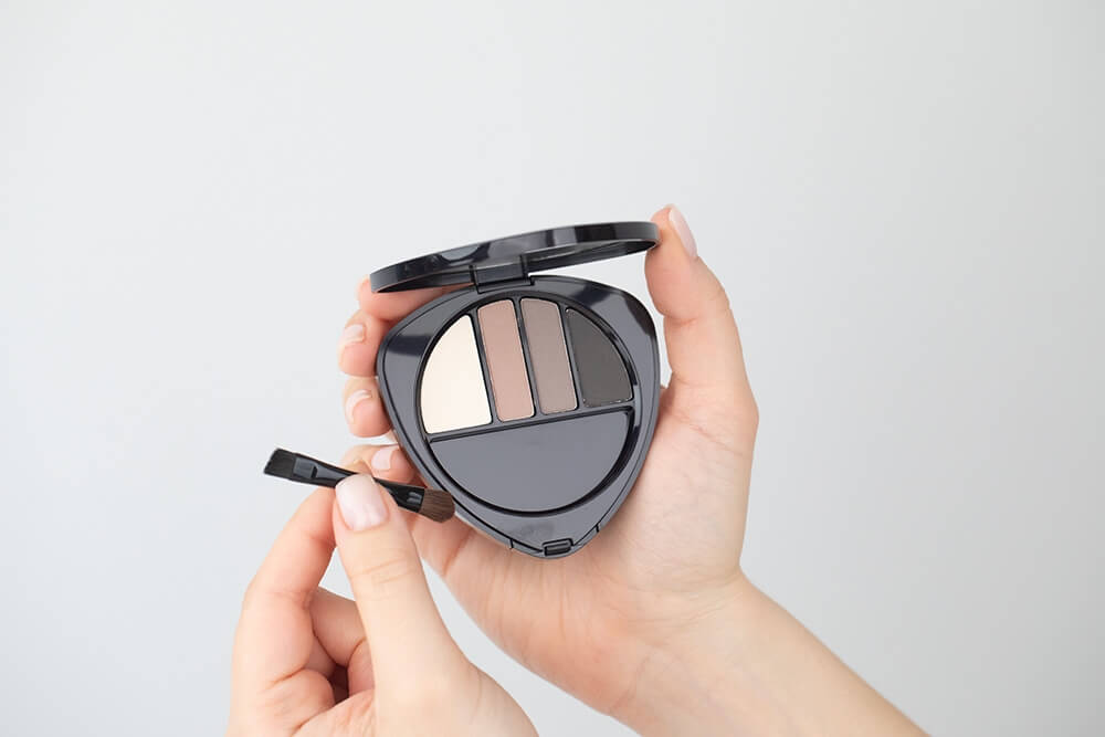 Dr Hauschka Eye And Brow Palette Paleta cieni do powiek i brwi (kolor 01 Stone) 5,3 g