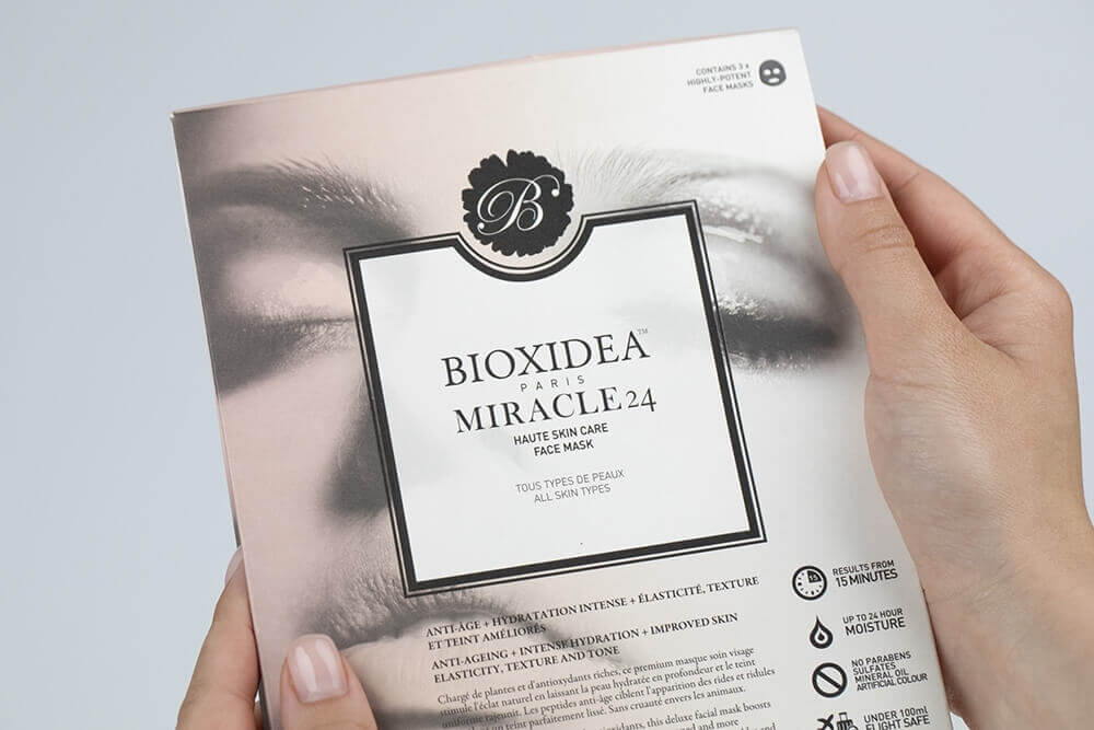 Bioxidea Miracle 24 Face Mask ZESTAW Maska na twarz nawilżająco - liftingująca 3 szt.