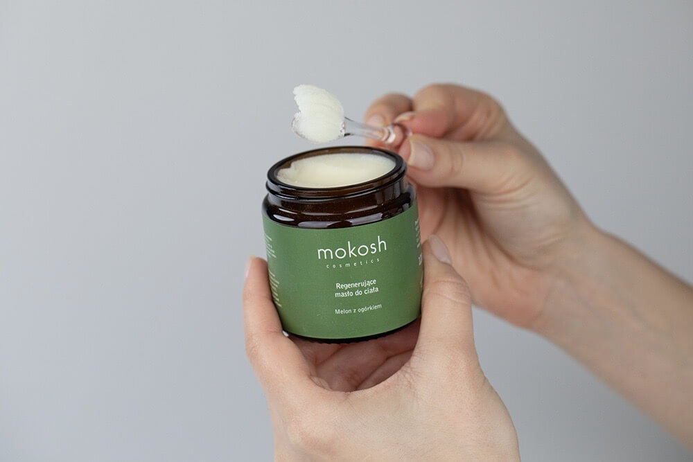 Mokosh Body Butter Melon & Cucumber Regenerujące masło do ciała - Melon z ogórkiem 120 ml