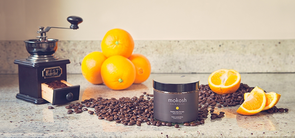 Mokosh Body Salt Scrub Coffee & Orange Peeling solny do ciała - kawa z pomarańczą 300 g