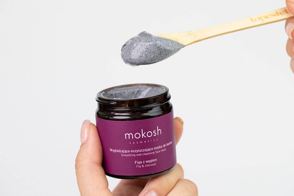 Mokosh Smoothing and Cleasing Face Mask Fig & Charcoal Wygładzająco-oczyszczająca maska do twarzy - Figa z węglem 60 ml