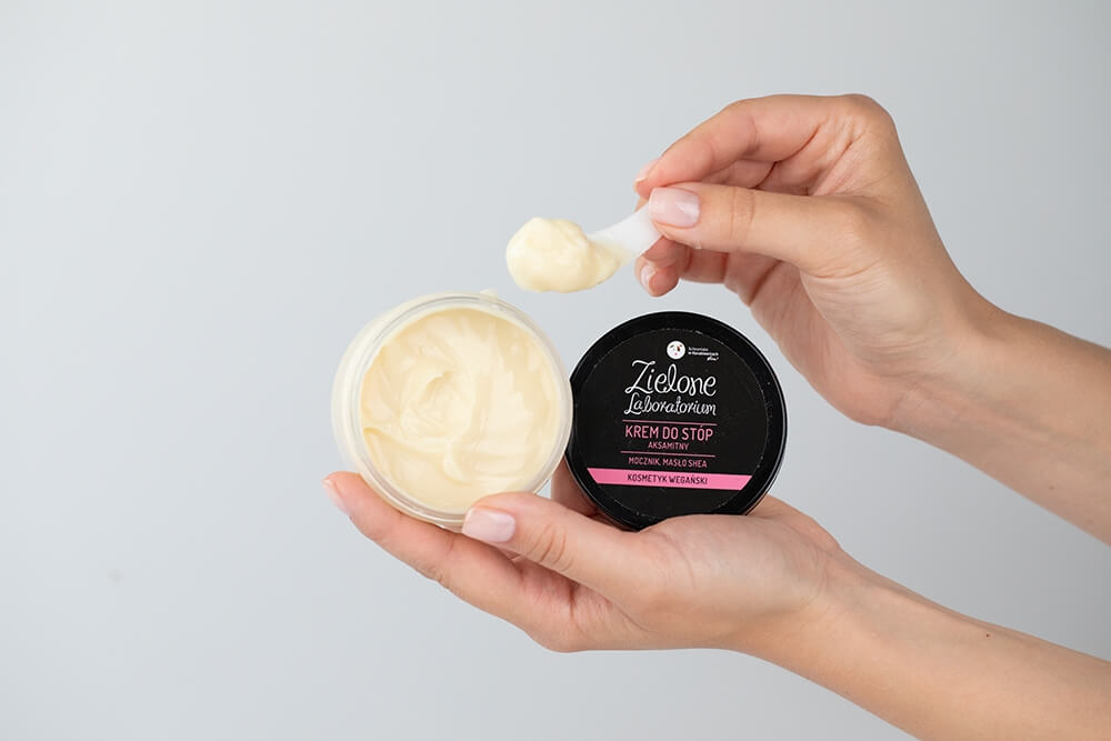 Zielone Laboratorium Aksamitny Krem Do Stóp Mocznik, masło Shea 100 ml