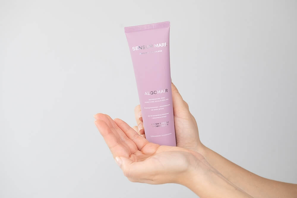 Sensum Mare AlgoHair Refresing And Purifying Scalp Peeling Peeling kwasowo-enzymatyczny do skóry głowy 150 ml
