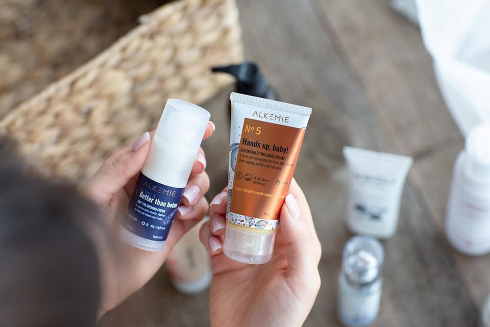 Alkemie Hands Up Baby Rekonstruujący krem do dłoni 50 mlAlkemie Nature is better Krem na okolice oczu 15 ml