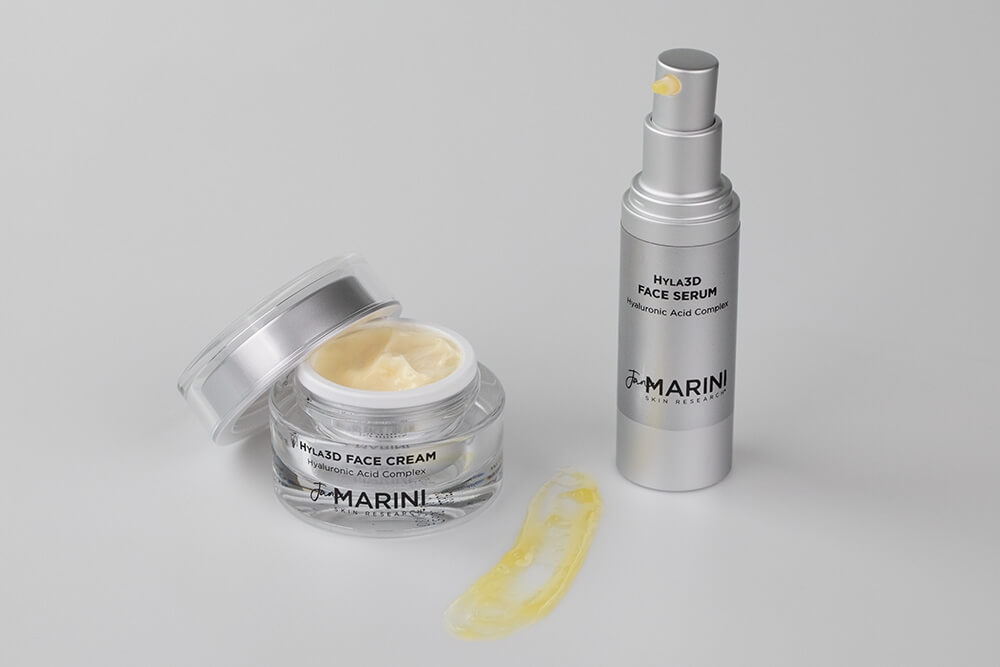 Jan Marini Hyla3D® Face Serum Serum rewitalizujące 30 mlJan Marini Hyla 3D® Face Cream Nawilżający krem do twarzy z kwasem hialuronowym 28 g