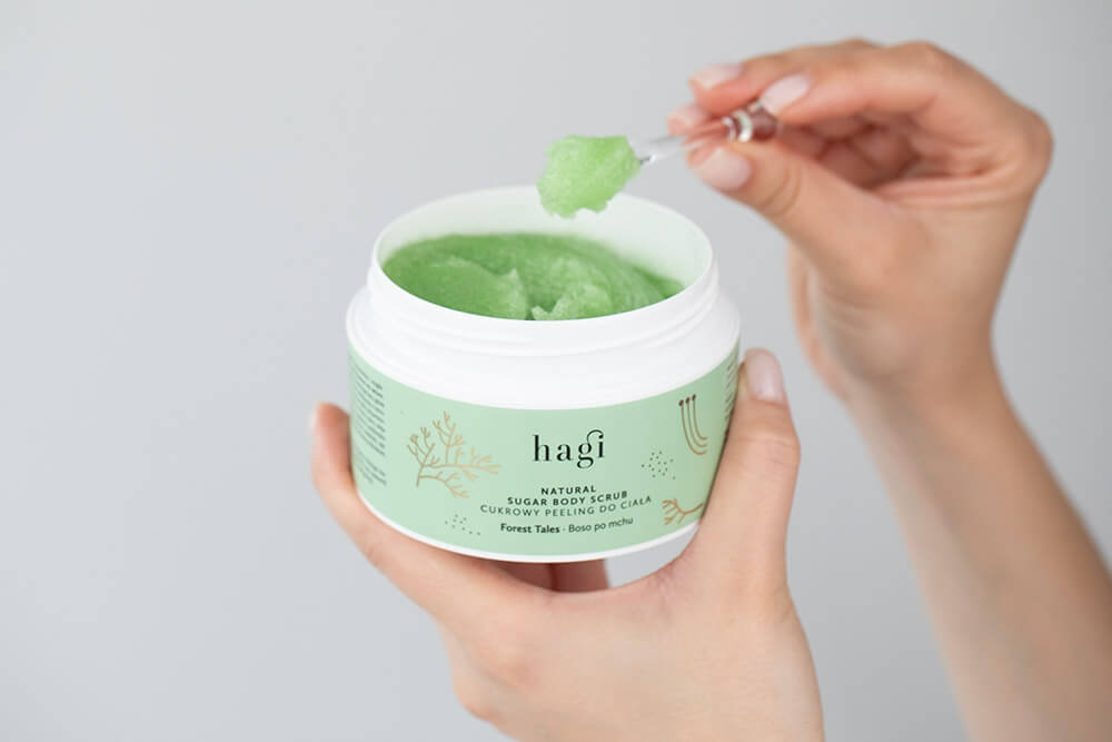 Hagi Peeling do Ciała Boso po Mchu Cukrowy peeling do ciała 200 ml