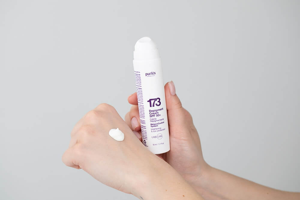 Purles 173 Depigment Cream SPF 50+ Depigmentujący krem SPF 50+ 50 ml