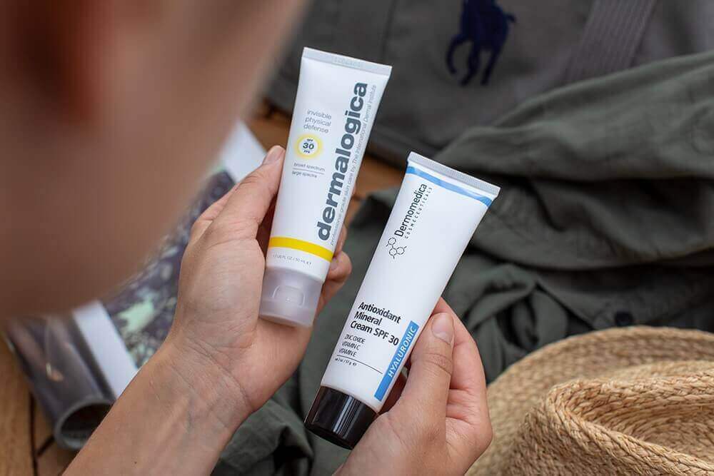 Dermalogica Invisible Physical Defense SPF 30 Lekki ochronny krem z filtrem fizycznym 50 mlDermomedica Antioxidant Mineral Cream SPF 30 Przeciwstarzeniowy krem antyoksydacyjny z filtrem 60 ml