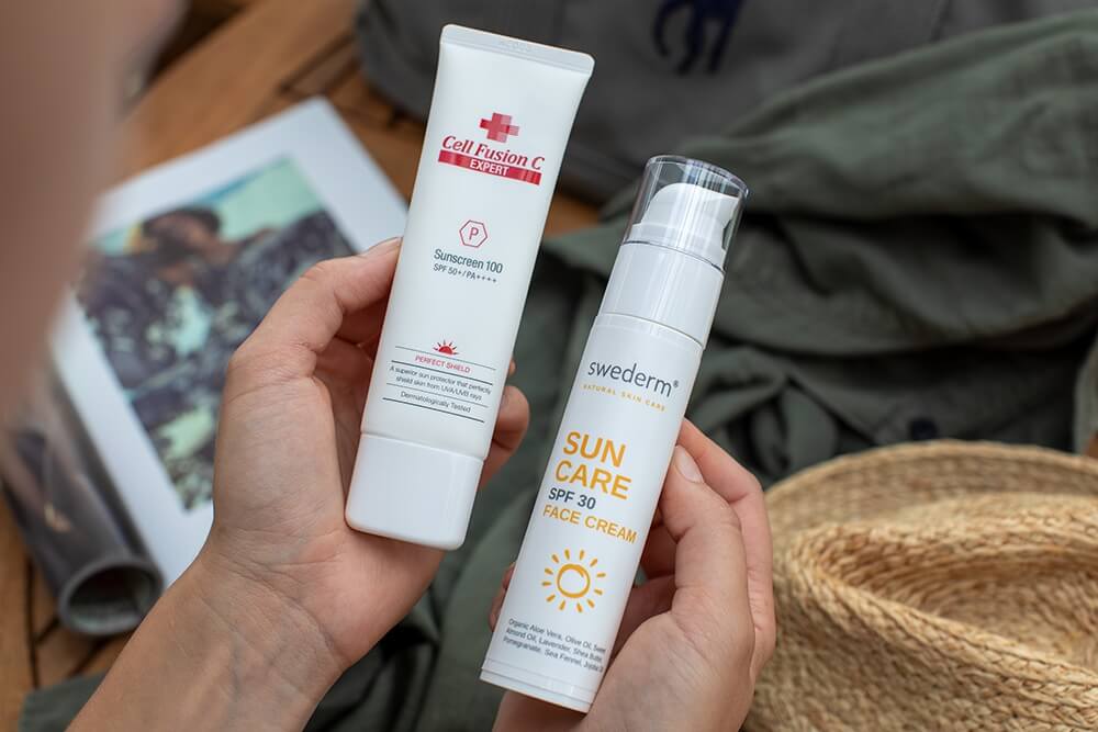 Cell Fusion C Expert Sunscreen 100 SPF50+, PA++++ Delikatny filtr przeciwsłoneczny 50 mlSwederm Sun Care SPF 30 Face Cream Odżywienie, nawilżenie i ochrona przeciwsłoneczna 50 ml