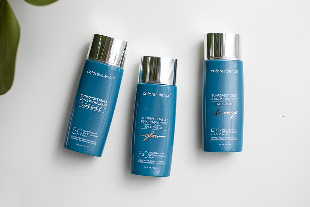 Colorescience Sunforgettable Total Protection Face Shield SPF 50 Minerały w emulsji do twarzy ( kolor Classic ) 55 mlColorescience Sunforgettable Total Protection Face Shield SPF 50 Minerały w emulsji do twarzy (kolor Glow) 55 mlColorescience Sunforgettable Total Protection Face Shield SPF 50 Minerały w emulsji do twarzy SPF50 (kolor Bronze) 55 ml
