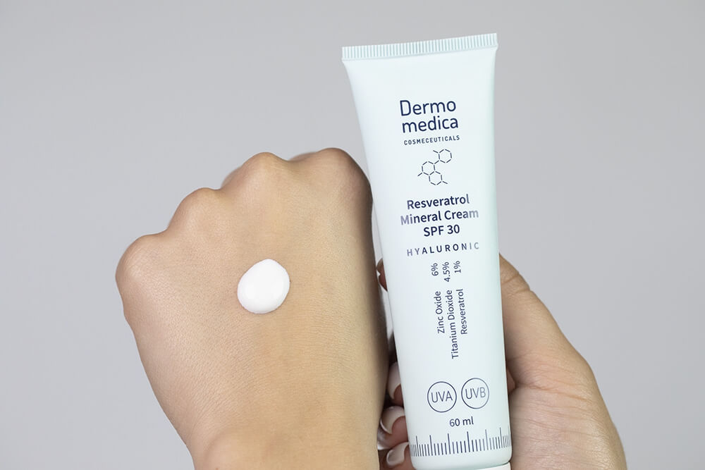 Dermomedica Resveratrol Mineral Cream SPF 30 Przeciwstarzeniowy krem z resweratrolem i filtrem 60 ml