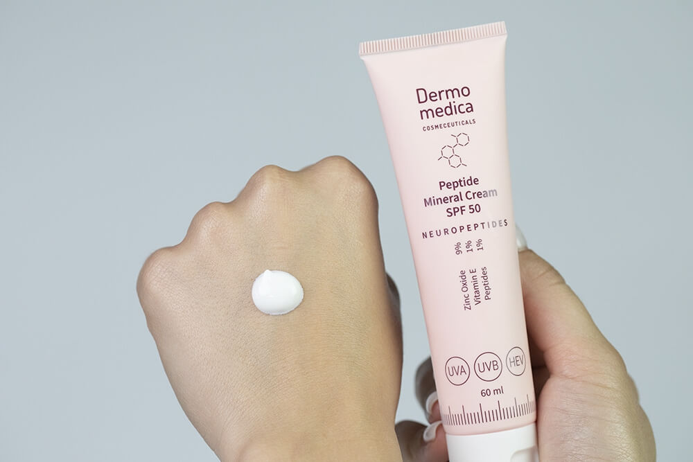 Dermomedica Peptide Mineral Cream SPF 50 Peptydowy krem z wysoką ochroną mineralną 60 ml