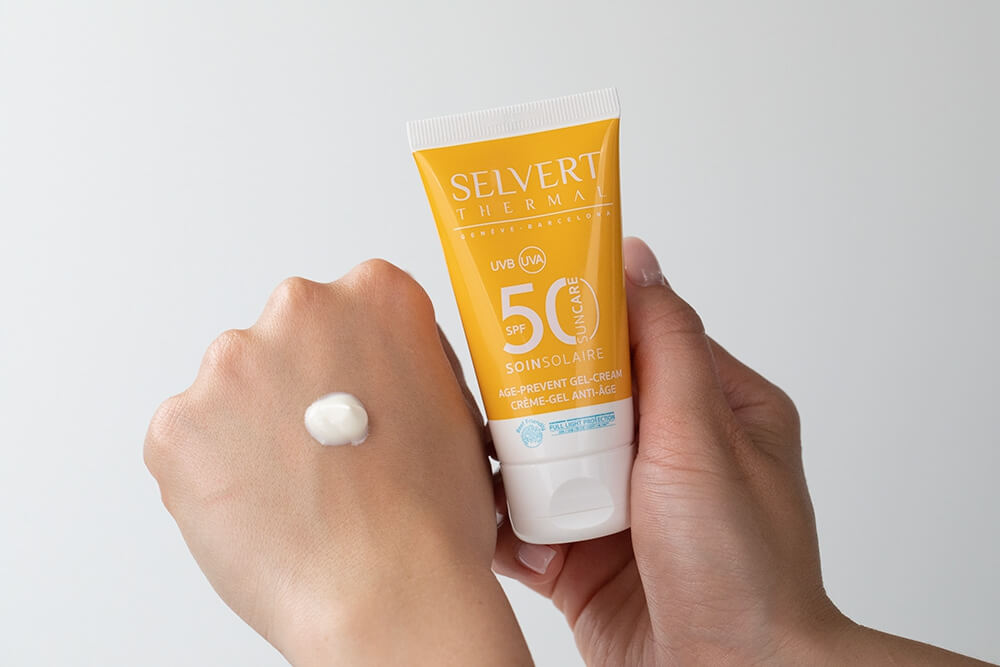 Selvert Thermal Age Prevent Gel-Cream SPF 50 Żel-krem do twarzy z barierą ochronną 50 ml